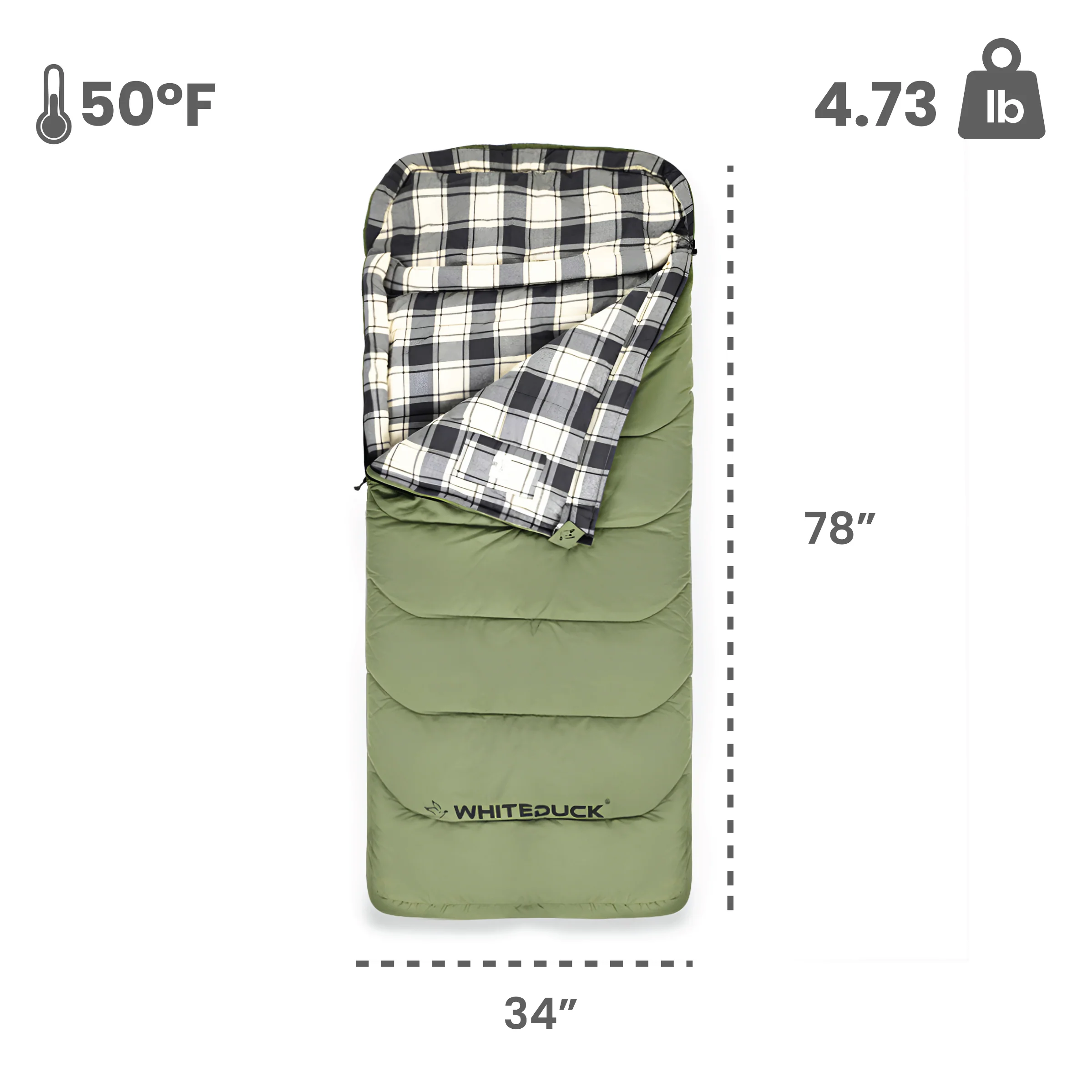 Slumbernest™ Sleeping bag 50°F - Image 7
