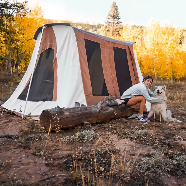 10'x10' Prota Canvas Tent, Deluxe - Image 22