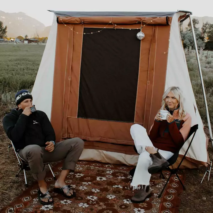 7'x9' Prota Canvas Cabin Tent, Deluxe - Image 20